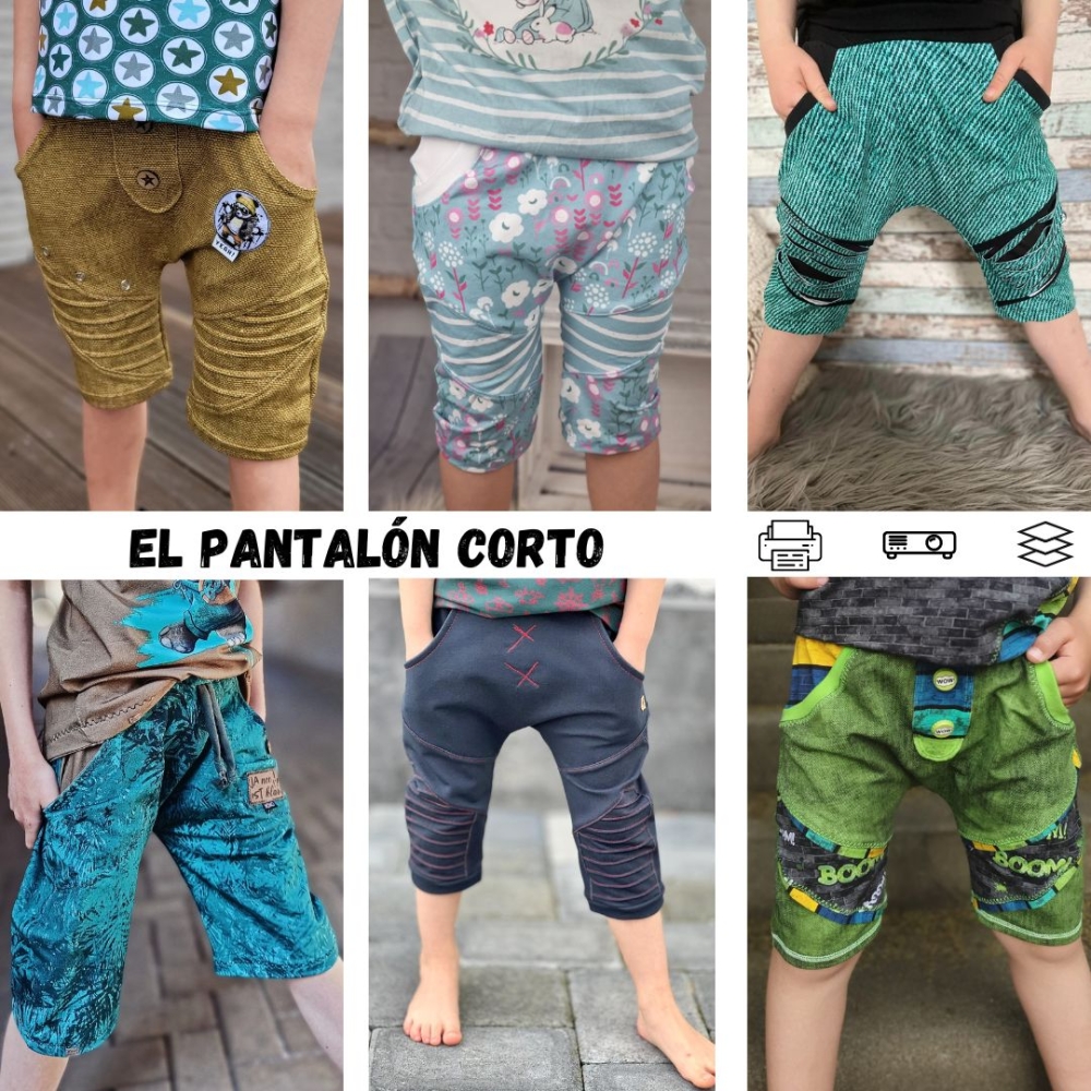 El Pantalón Corto - kurze Hose in 2 Weiten und 3 Längen Gr. 74 - 158<br />3,90 € *