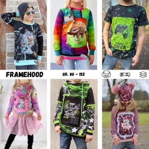 FrameHood---Hoodie--T-Shirt--Longsleeve-Gr-80---152